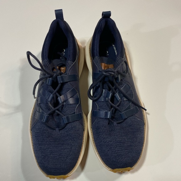 Cole Haan Men’s Grand Motion Stitch 2 Navy Titanium Shoes Sz 12M.  NWOB